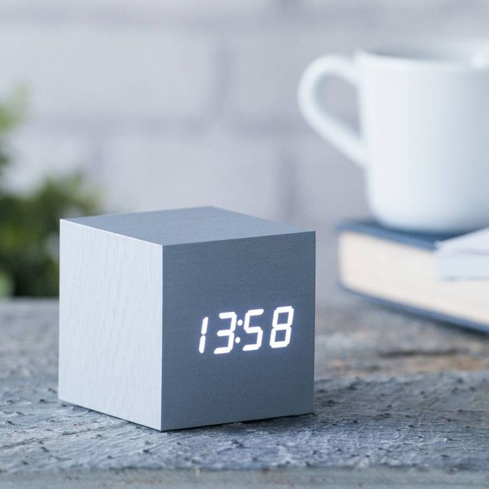 Gingko Cube Click Clock