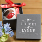 Hand Painted Baubles - Lilibet & Lynne Range