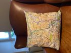 Map Cushions and Tea Towels