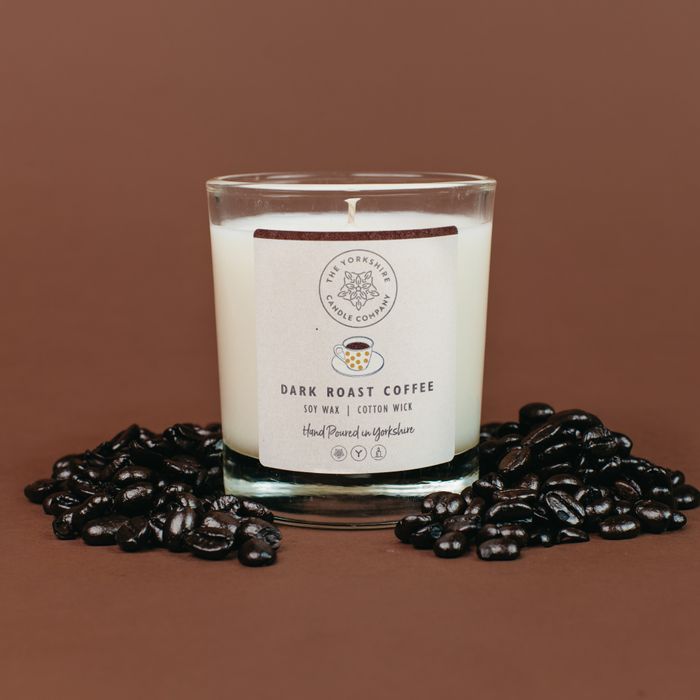 Dark Roast Coffee Soy Wax Scented Candle