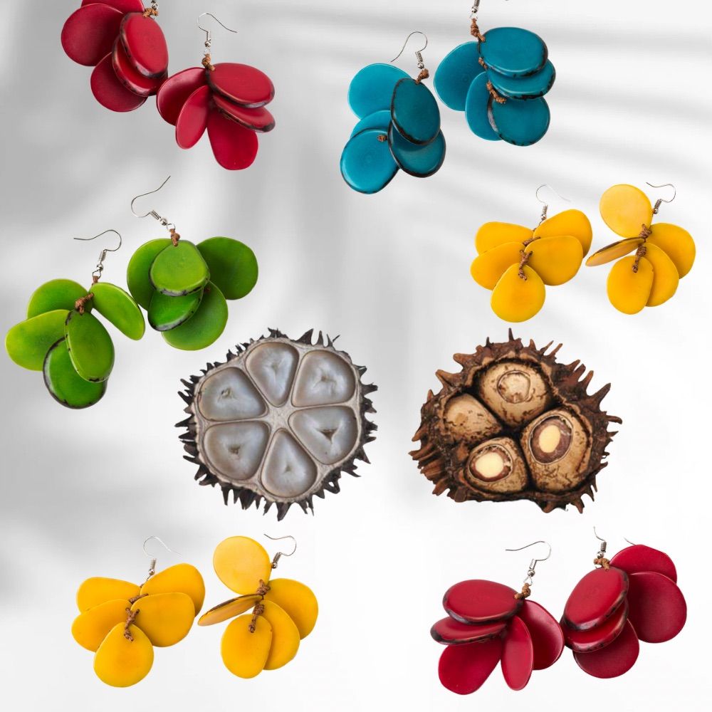 Bogota Tagua Earrings