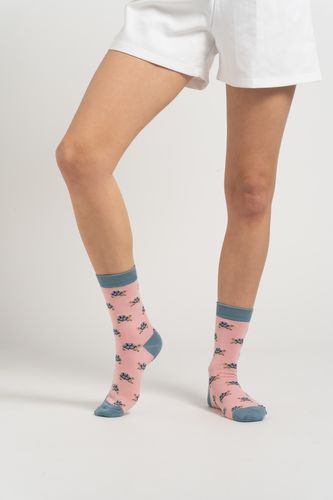 SKS214 Turtle Socks Pink