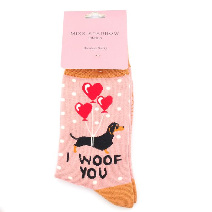 SKS280 I Woof You Socks