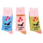 SKS280 I Woof You Socks