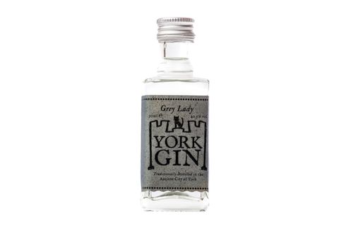 York Gin 5cl Miniatures - York Gin Grey Lady - 42.5% - Case of 20