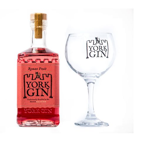 Large Bottle and a Copa Glass - York Gin Roman Fruit