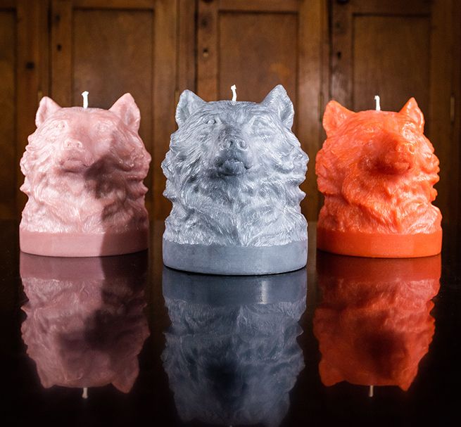 ANIMAL HEAD SCULPTURE CANDLES