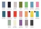 SOLID SETS OF 6 COLOURED DINNER CANDLES
