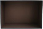 Emartbuy Rigid Gift Box, 33 x 23 x 13.5 cm, Dark Grey Box with Grey Gold Silver Lid and Gold Ribbon