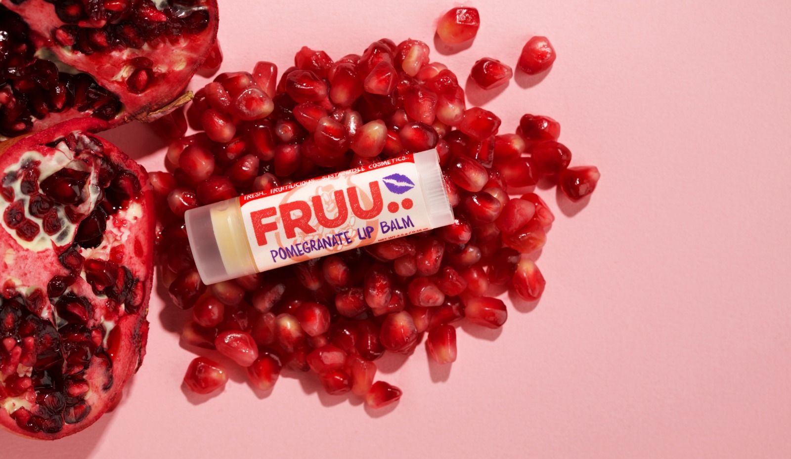 FRUU Pomegranate Lip Balm