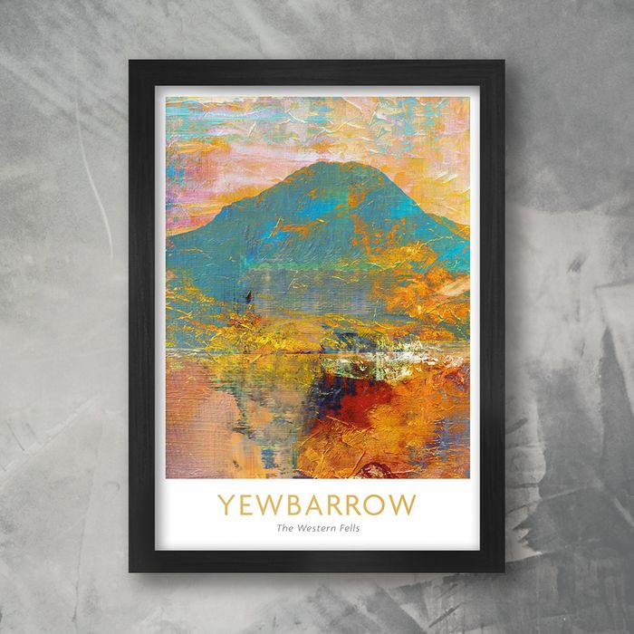 Yewbarrow - Abstract Poster print