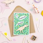 Dinosaur Birthday Card