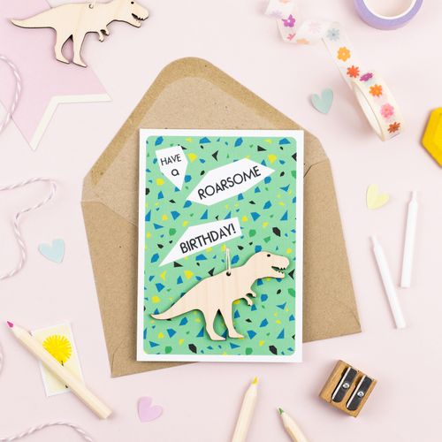 Dinosaur Birthday Card