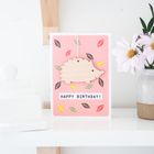 Hedgehog Birthday Card