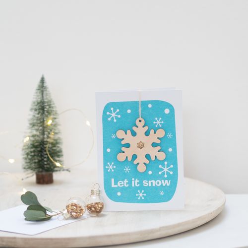 Snowflake Christmas Card