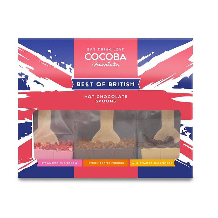 Best of British Hot Chocolate Spoon Set