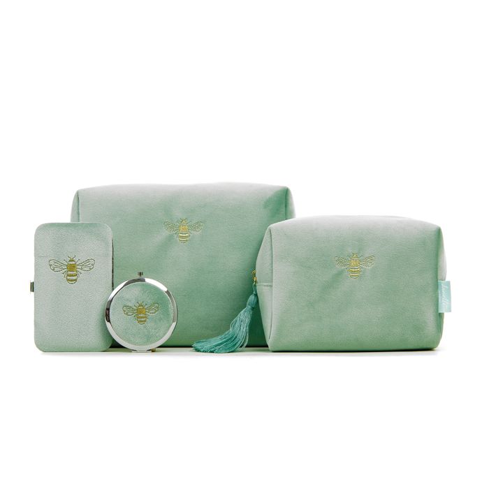 Summer Bee Boxy Make-up Bag  - Large