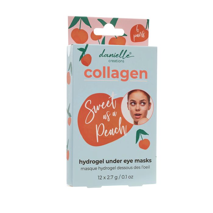 Peach Hydrogel Under eye Masks - 6 pk