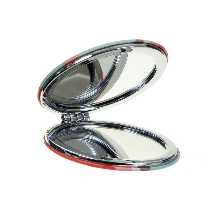 Retro Print Compact Mirror