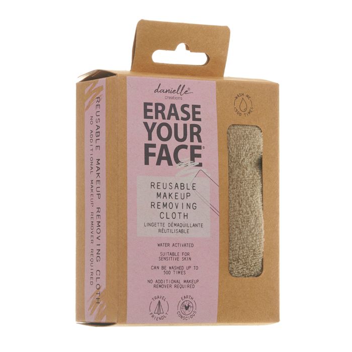 Erase Your Face Makeup Removing Cloth - Green