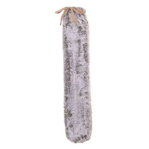 Faux Fur Long Hot Water Bottle - Grey