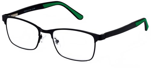 Hamilton Black Green Reading Glasses