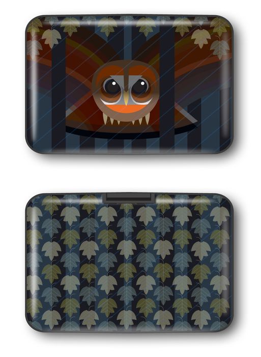 I like birds RFID blocking cards wallets with birds on!  Made from recycled material.