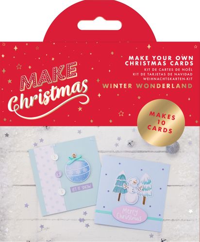 Make Christmas - Make Your Own Christmas Cards - Winter Wonderland