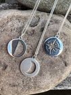 Compass Necklace  - Sterling Silver