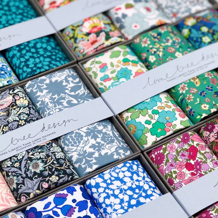 Hankies made with Liberty Fabric