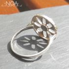 Flower Silver Ring
