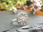 Flower Silver Ring