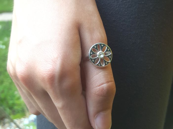 Flower Silver Ring