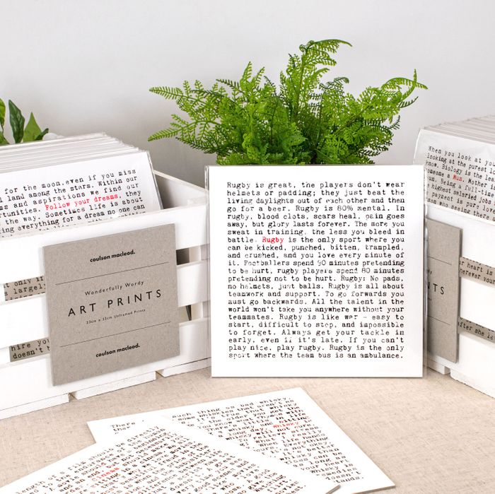 `H&G OFFER 'Wise Words' Print Bundle Worth £1400 RRP!