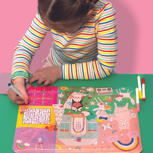 Floss & Rock - Colouring Fun & Games Mat