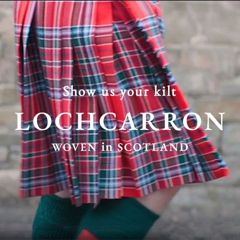 British Wool Kilt Cloth