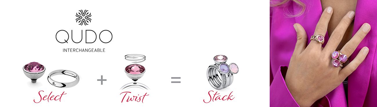 Qudo clearance stacking rings