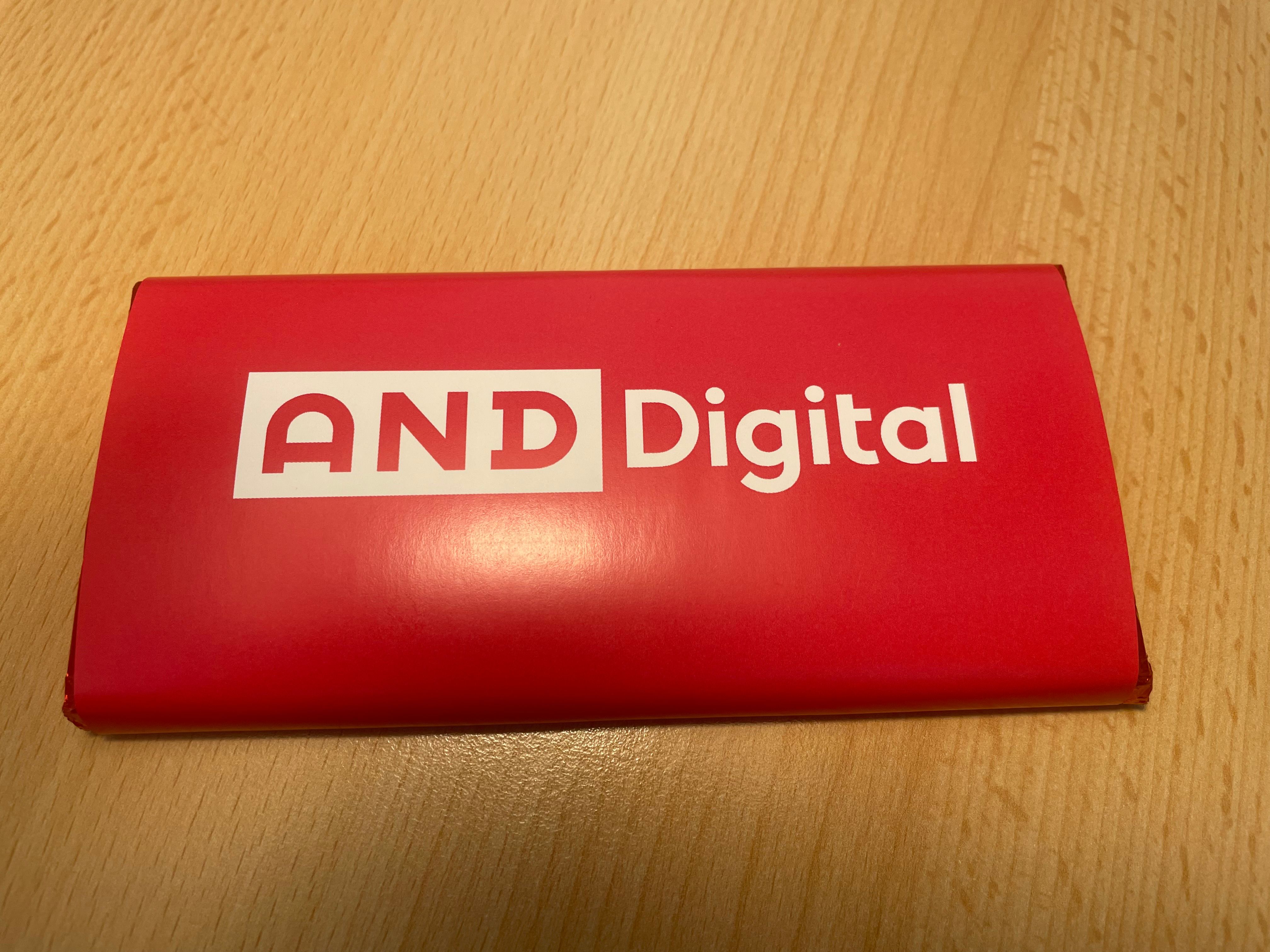 Enjoy AND Digital's tasty chocolate and fabulous furniture!