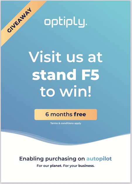 Visit Optiply at stand F5 for a chance to a win a FREE 6 month licence!