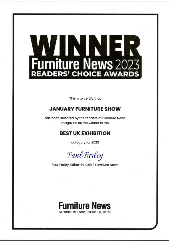 Picture of award from JFS
