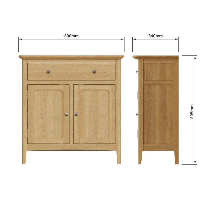 Small Sideboard with 1Drawer and 2 Doors