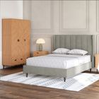 Amelia Beds in Velvet Fabric