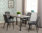 Quebec Wave Edge Dining Set with Avery Chairs