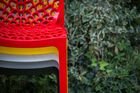 Gruvyer chair Glossy polypropylene chair