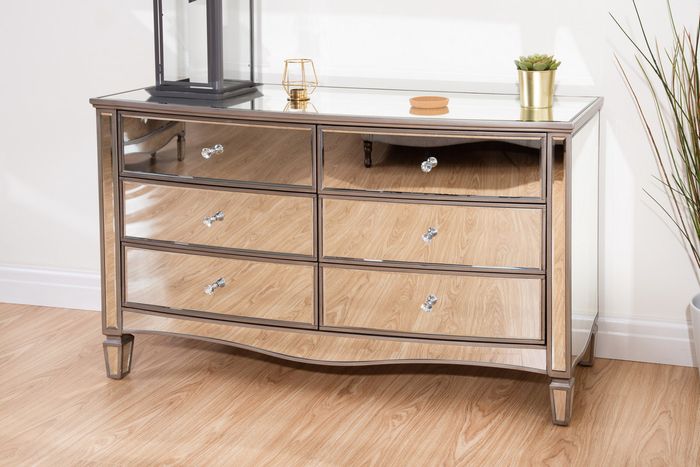 Elysee 6 drawer wide chest