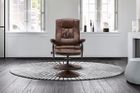 Memphis Swivel Chair and Footstool