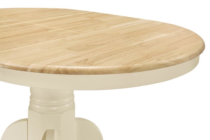 Chatsworth Round Extending Dining Table With 4 Chairs
