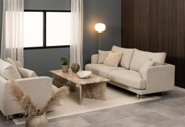 Vega coffee table - Latte brown