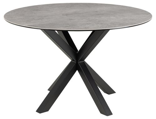 Heaven round ceramic table grey