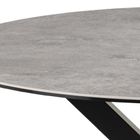 Heaven round ceramic table grey